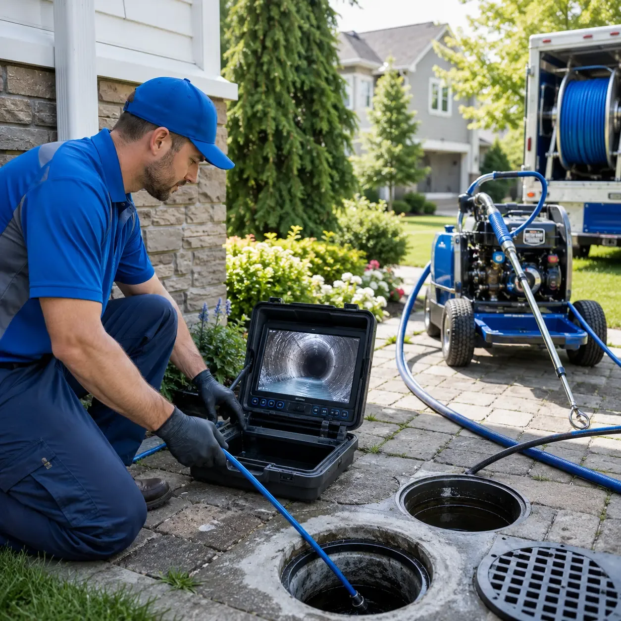 Outdoor drain cleaning professionals serving Bells, TN